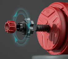 Load image into Gallery viewer, Top Grade Steel Dumbbell Set - Adjustable Sub-Barbell Kettle Set. 40KG
