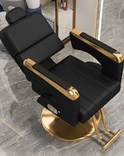 Load image into Gallery viewer, Professional Hairdressing Salon Barber Chair - Adjustable 360 Swivel - Many Colours
