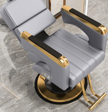 Load image into Gallery viewer, Professional Hairdressing Salon Barber Chair - Adjustable 360 Swivel - Many Colours

