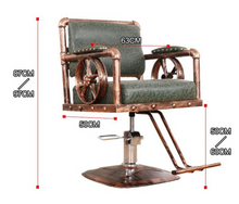 Load image into Gallery viewer, Commercial Professional Hairdressing Salon Barber Chair Iron Antique Retro - Many Colours &amp; Styles
