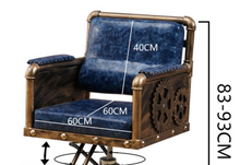 Load image into Gallery viewer, Commercial Professional Hairdressing Salon Barber Chair Iron Antique Retro - Many Colours &amp; Styles
