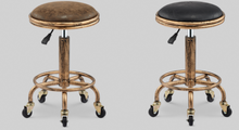 Load image into Gallery viewer, Commercial Professional Hairdressing Salon Barber Stool Iron Antique Retro - Many Colours &amp; Styles
