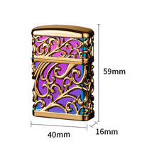 Load image into Gallery viewer, "Arna Lisa" Royal Collection - Top End Lighter Refillable Metal
