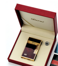 Load image into Gallery viewer, "Arna Lisa" Royal Collection - Top End Lighter Refillable Metal + Gift Box
