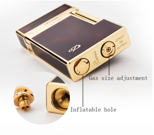 Load image into Gallery viewer, "Arna Lisa" Royal Collection - Top End Lighter Refillable Metal + Gift Box
