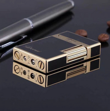 Load image into Gallery viewer, "Arna Lisa" Royal Collection - Top End Business Lighter Refillable Metal + Gift Box
