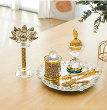 Load image into Gallery viewer, "Arna Lisa" Royal Collection - Top End Crystal Diamond Incense Burner Set

