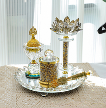 Load image into Gallery viewer, "Arna Lisa" Royal Collection - Top End Crystal Diamond Incense Burner Set
