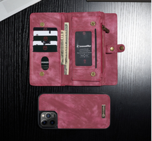 Load image into Gallery viewer, "Arna Lisa" Royal Collection - Designer Leather iPhone Case/Wallet 2 in 1 Magnetic iPhone 11 Pro Max/iPhone 11 Pro/iPhone 11

