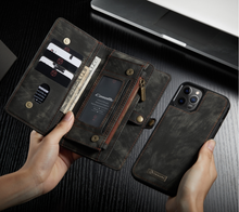 Load image into Gallery viewer, "Arna Lisa" Royal Collection - Designer Leather iPhone Case/Wallet 2 in 1 Magnetic iPhone 11 Pro Max/iPhone 11 Pro/iPhone 11
