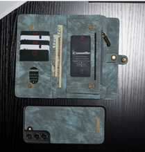 Load image into Gallery viewer, "Arna Lisa" Royal Collection - Designer Leather Samsung Case/Wallet 2 in 1 Magnetic
