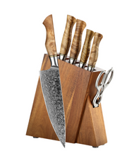 Load image into Gallery viewer, "Arna Lisa" Royal Collection - Luxury Top End Knife Set - Master Series
