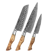 Load image into Gallery viewer, "Arna Lisa" Royal Collection - Luxury Top End Knife Set - Master Series
