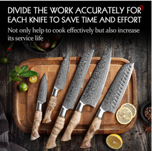 Load image into Gallery viewer, "Arna Lisa" Royal Collection - Luxury Top End Knife Set - Master Series
