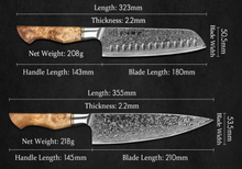 Load image into Gallery viewer, "Arna Lisa" Royal Collection - Luxury Top End Knife Set - Master Series
