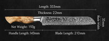 Load image into Gallery viewer, "Arna Lisa" Royal Collection - Luxury Top End Knife Set - Master Series
