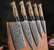 Load image into Gallery viewer, "Arna Lisa" Royal Collection - Luxury Top End Knife Set - Master Series
