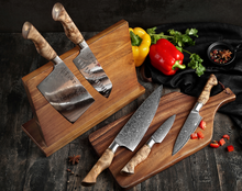 Load image into Gallery viewer, "Arna Lisa" Royal Collection - Luxury Top End Knife Set - Master Series
