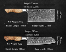 Load image into Gallery viewer, "Arna Lisa" Royal Collection - Luxury Top End Knife Set - Master Series
