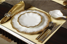 Load image into Gallery viewer, "Arna Lisa" Royal Collection - Luxury 60 Piece Ceramic Dinnerware for 6 - Silver/White, Gold/White
