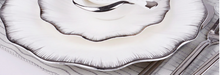 Load image into Gallery viewer, "Arna Lisa" Royal Collection - Luxury 60 Piece Ceramic Dinnerware for 6 - Silver/White, Gold/White
