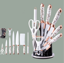 Load image into Gallery viewer, "Arna Lisa" Royal Collection - Luxury Top End Knife Set - Master Series 9 Piece
