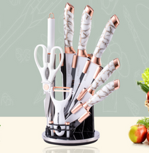 Load image into Gallery viewer, "Arna Lisa" Royal Collection - Luxury Top End Knife Set - Master Series 9 Piece
