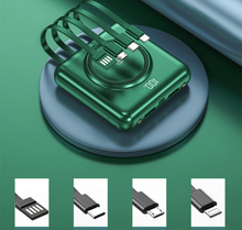 Load image into Gallery viewer, Mini Power Bank - 20000mAh External Battery Qi Wireless LED Light

