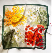 Load image into Gallery viewer, "Arna" Collection - Women's Luxury Silk Head Scarf - Many Styles
