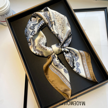 Load image into Gallery viewer, "Arna" Collection - Women's Luxury Silk Head Scarf - Many Styles
