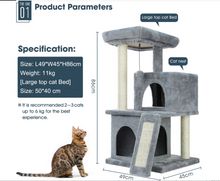 Load image into Gallery viewer, Deluxe Cat Tree - Climbing Frame, Scratch Board Toy
