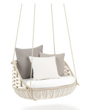 Load image into Gallery viewer, Luxury Outdoor Hanging Basket Bird's Nest Swing Rattan Hammock
