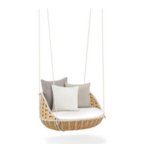 Load image into Gallery viewer, Luxury Outdoor Hanging Basket Bird's Nest Swing Rattan Hammock
