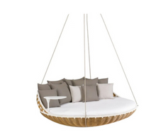 Load image into Gallery viewer, Luxury Outdoor Hanging Basket Bird's Nest Swing Rattan Hammock
