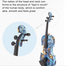 Load image into Gallery viewer, Full Size 4/4 Peccatte Bow Pernumbuco Fine Tuner for Professional + Colourful Case - Handmade Violin
