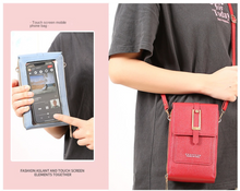 Load image into Gallery viewer, Women's Crossbody Shoulder Phone Purse with Straps - Touch Screen
