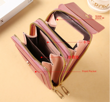 Load image into Gallery viewer, Women's Crossbody Shoulder Phone Purse with Straps - Touch Screen
