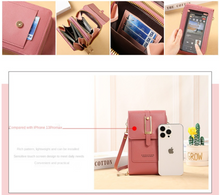 Load image into Gallery viewer, Women's Crossbody Shoulder Phone Purse with Straps - Touch Screen
