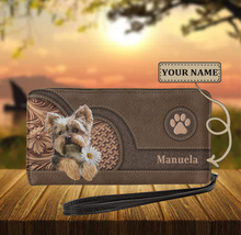 Load image into Gallery viewer, Leather Customised Clutch/Purse
