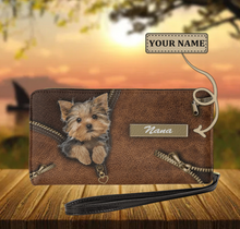 Load image into Gallery viewer, Leather Customised Clutch/Purse
