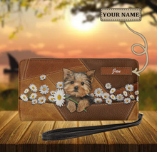Load image into Gallery viewer, Leather Customised Clutch/Purse
