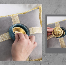 Load image into Gallery viewer, Arna Royal Victorian Collection" Luxury Incense Burner Pillow Cushion Cover Yoga
