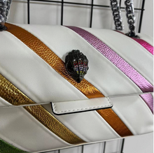 Load image into Gallery viewer, "Arna Lisa" Collection - Kurt G London Multi-Coloured Patchwork Crossbody UK
