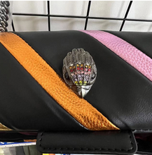 Load image into Gallery viewer, "Arna Lisa" Collection - Kurt G London Multi-Coloured Patchwork Crossbody UK
