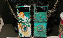 Load image into Gallery viewer, Designer Samsung Case + Ring Stand - Galaxy Zip Flip 3 - Galaxy Zip Flip 4 (Many Styles)
