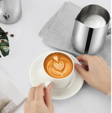 Load image into Gallery viewer, Coffee Milk Frothing Jug x2 Sizes - Stainless Steel - Temperature Gauge
