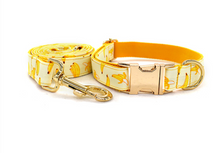 Load image into Gallery viewer, Luxury Pet Leash Engraved Name ID Tag + Collar + Bow - Free Engraving Personalise (all Sizes)
