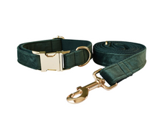 Load image into Gallery viewer, Luxury Pet Leash Engraved Name ID Tag + Collar + Bow - Free Engraving Personalise (all Sizes)
