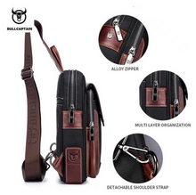 Load image into Gallery viewer, "Legend Collection" - Cowhide Shoulder Chest Bag - Metallic Range 3 Colours
