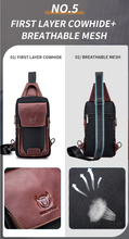 Load image into Gallery viewer, "Legend Collection" - Cowhide Shoulder Chest Bag - Metallic Range 3 Colours
